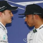 Nico Rosberg y Lewis Hamilton, pilotos titulares de Mercedes