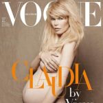 Claudia Schiffer, desnuda y embarazada