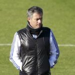 Mourinho en un entrenamiento