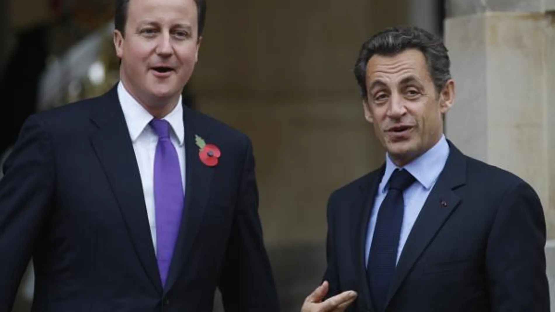 Cameron y Sarkozy firmarán hoy un histórico pacto sobre defensa