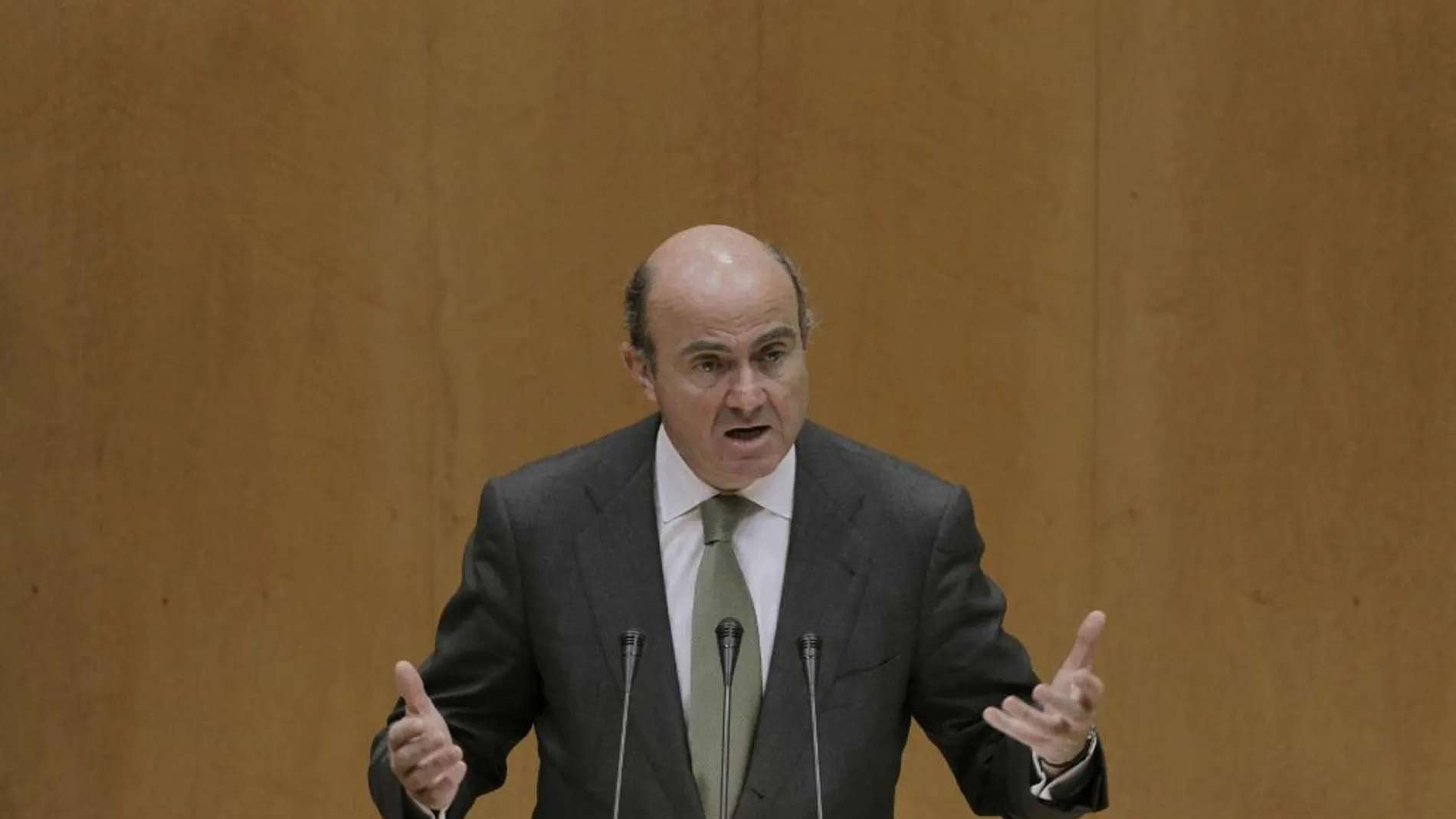 El ministro de Economía, Luis De Guindos