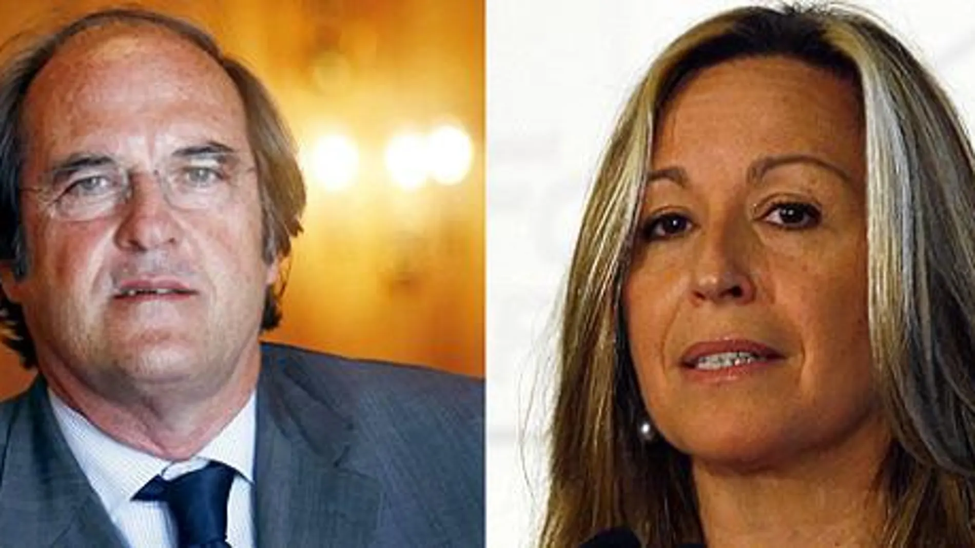 Ángel Gabilondo, ministro de Educación y Cultura, y Trinidad Jiménez de Sanidad