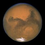 El planeta Marte, fotografiado por el telescopio Hubble de la NASA