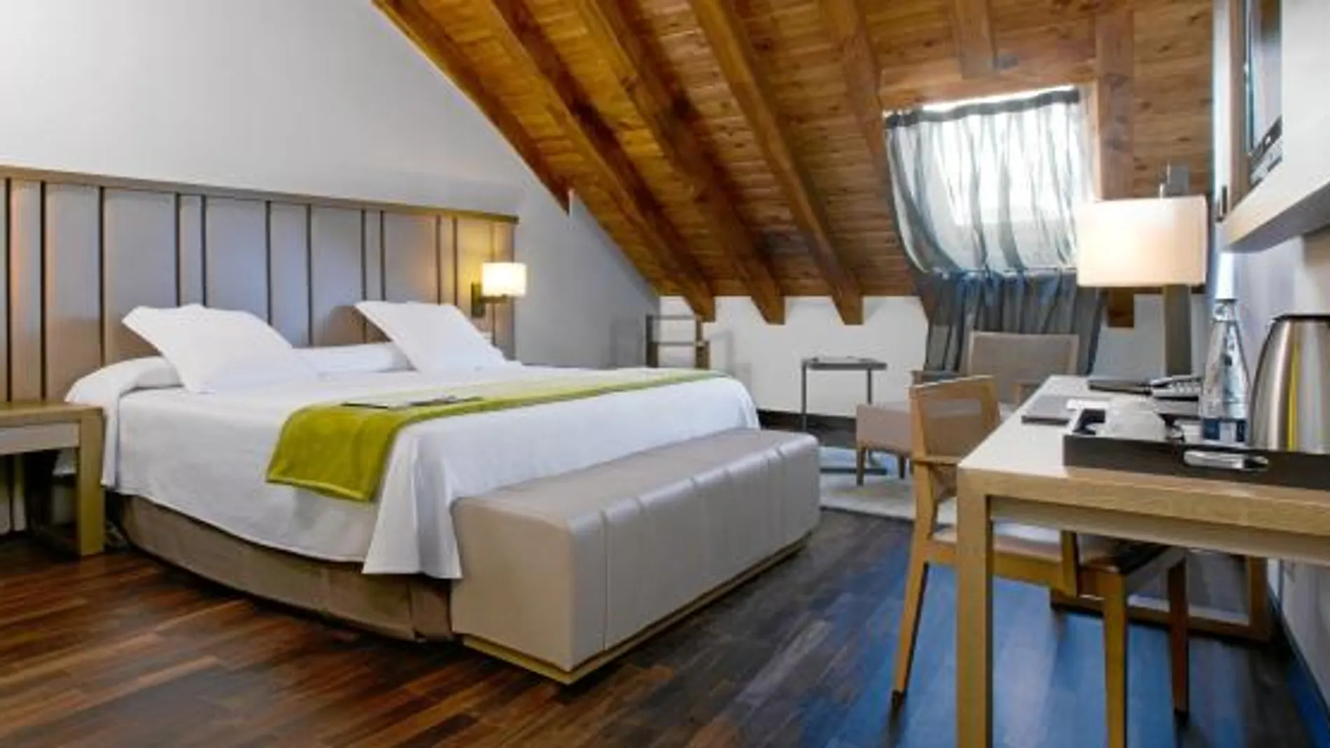 El último piso del hotel ofrece estancias abuhardilladas