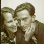 Gala y Salvador Dalí en una fotografía tomada hacía 1930