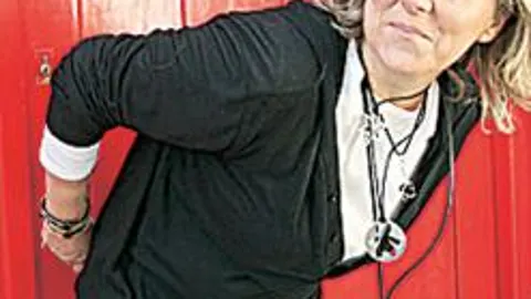 Con un par de piernas