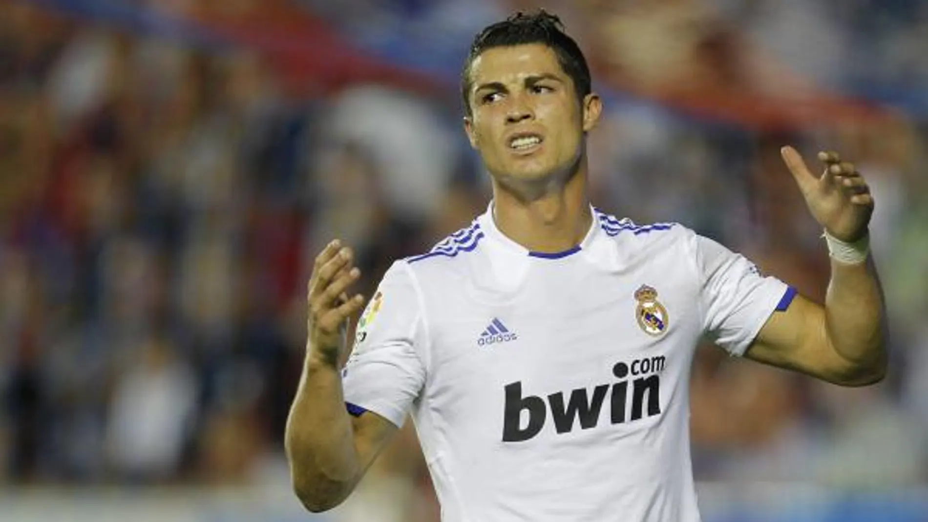 Cristiano Ronaldo, en un momento del partido