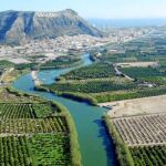 Imagen del río Júcar en su desembocadura