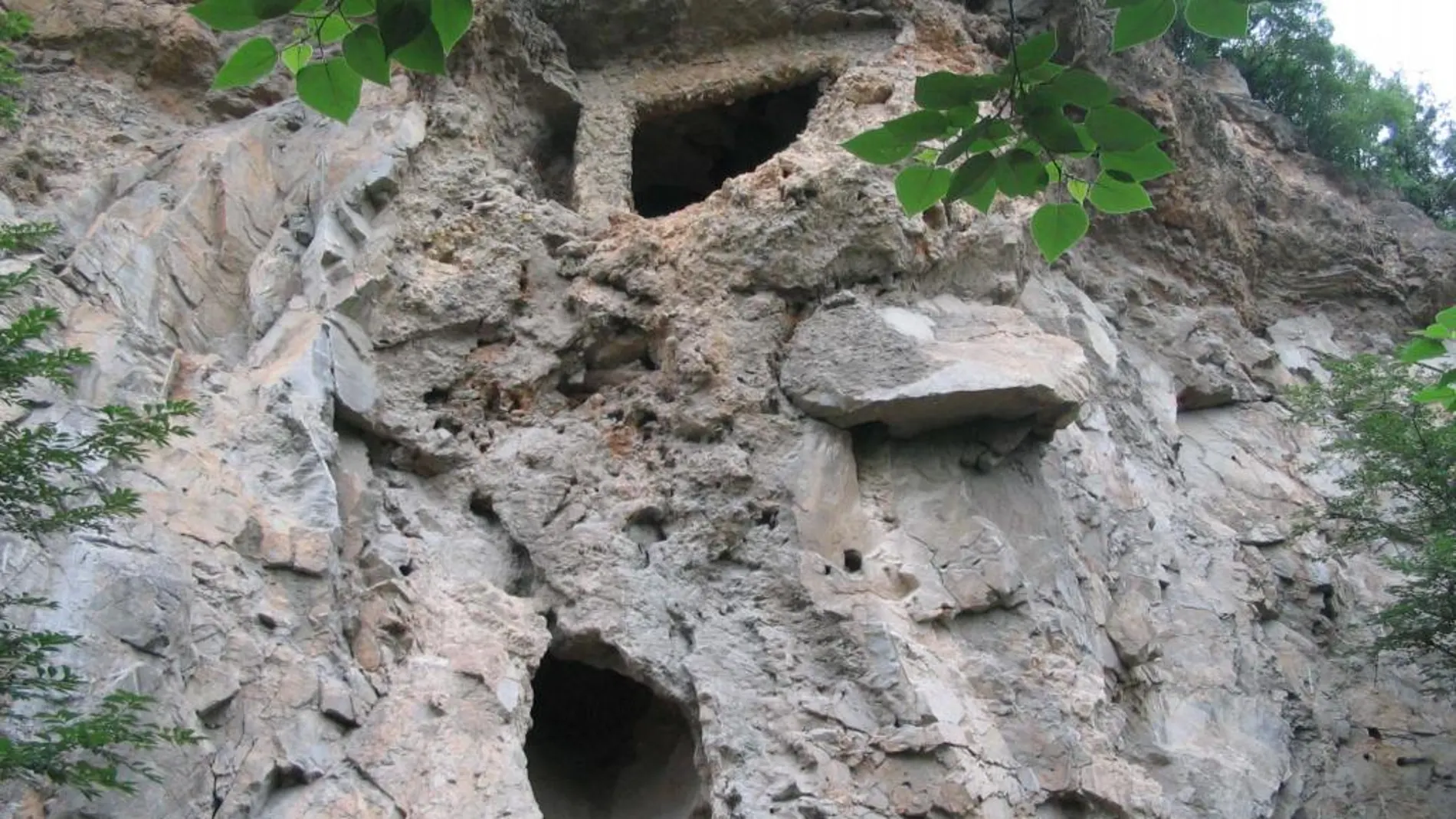 Una cueva del complejo kárstico de Zhokoudian, donde se encontraron los restos del homo sapiens