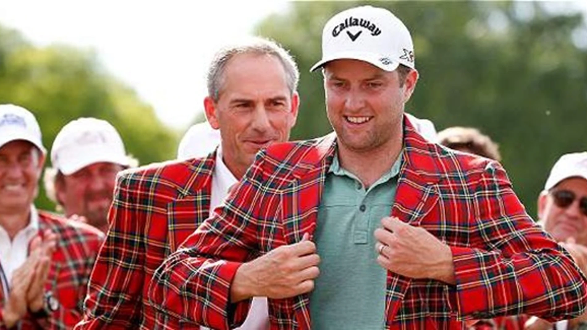 Chris Kirk, con la chaqueta de campeón