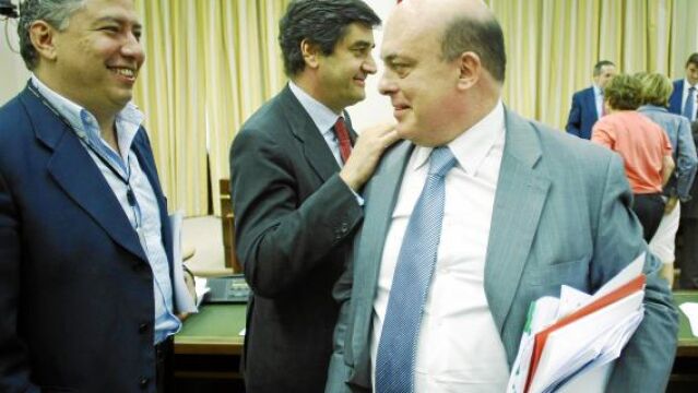 El PNV ¿en la imagen, Emilio Olabarría, diputado nacionalista¿ permitió al Gobierno sacar adelante la reforma laboral