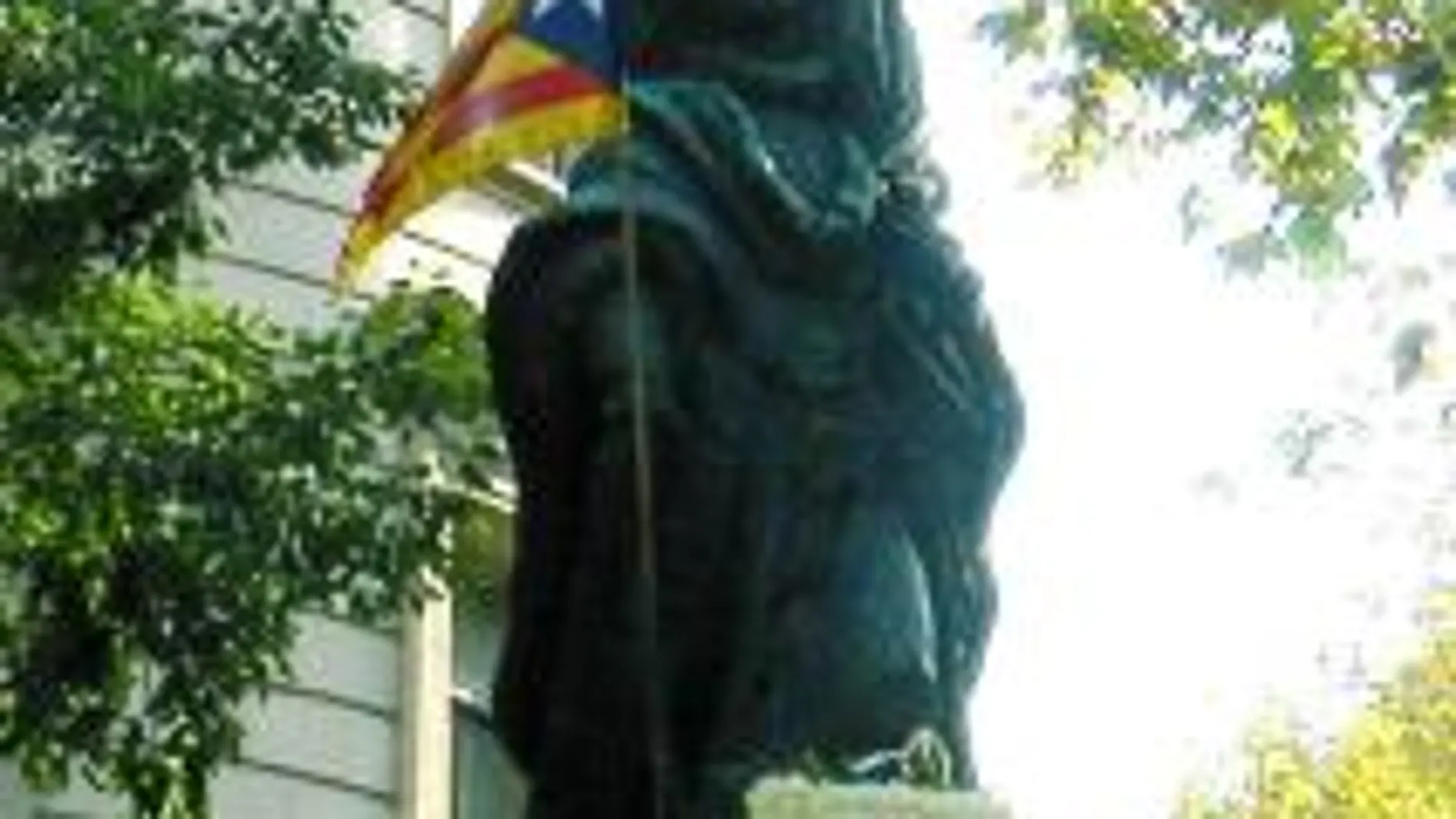 Imagen del monumento a Rafael Casanova en Barcelona