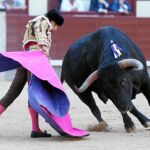 Media verónica de Fernando Robleño en su última actuación de este San Isidro