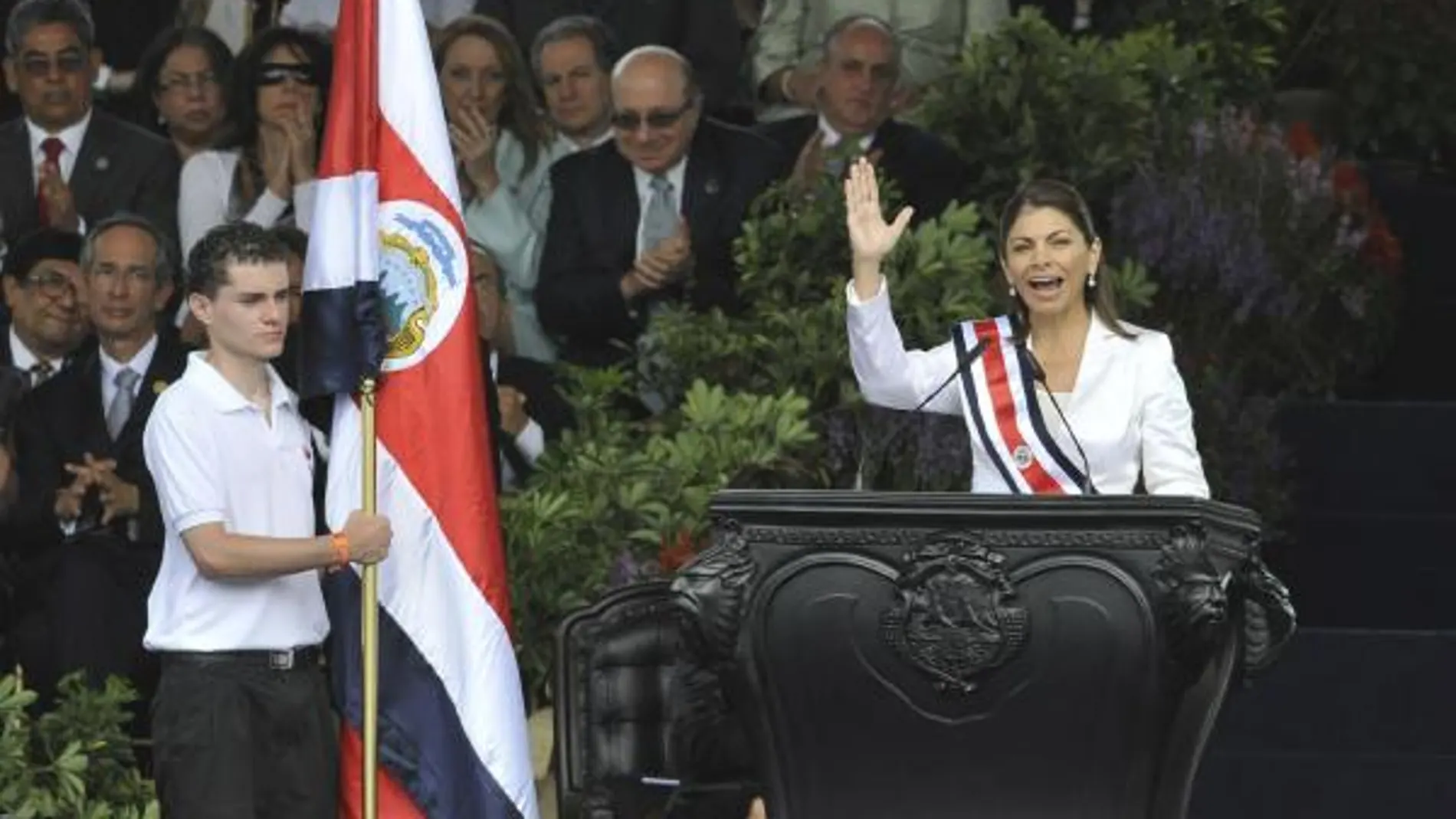 Laura Chinchilla, primera mujer presidenta de Costa Rica