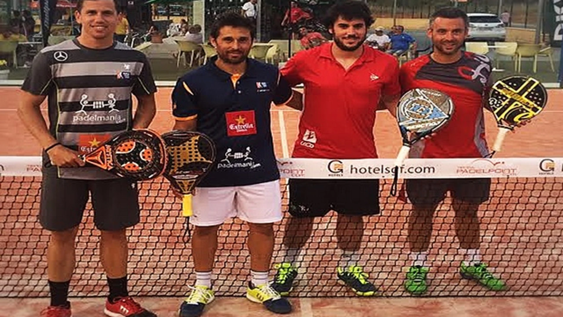 Paquito Navarro y Matías Dïaz, en su partido del Cto. de España