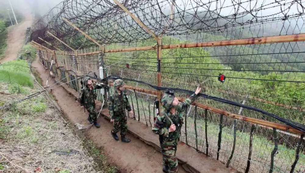 Intercambio de disparos entre militares de las dos Coreas cerca de la frontera