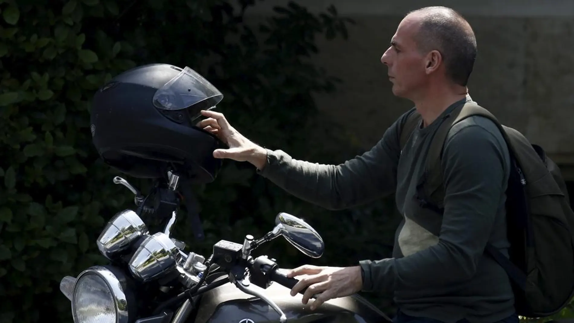 El ministro de Finanzas griego, Yanis Varoufakis, este fin de semana antes de reunirse con el primer ministro Alexis Tsipras en Atenas