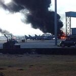 Accidente de un F16 en Albacete