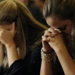 Dolor durante durante la misa celebrada en Río de Janeiro en homenaje a las 228 víctimas del accidente