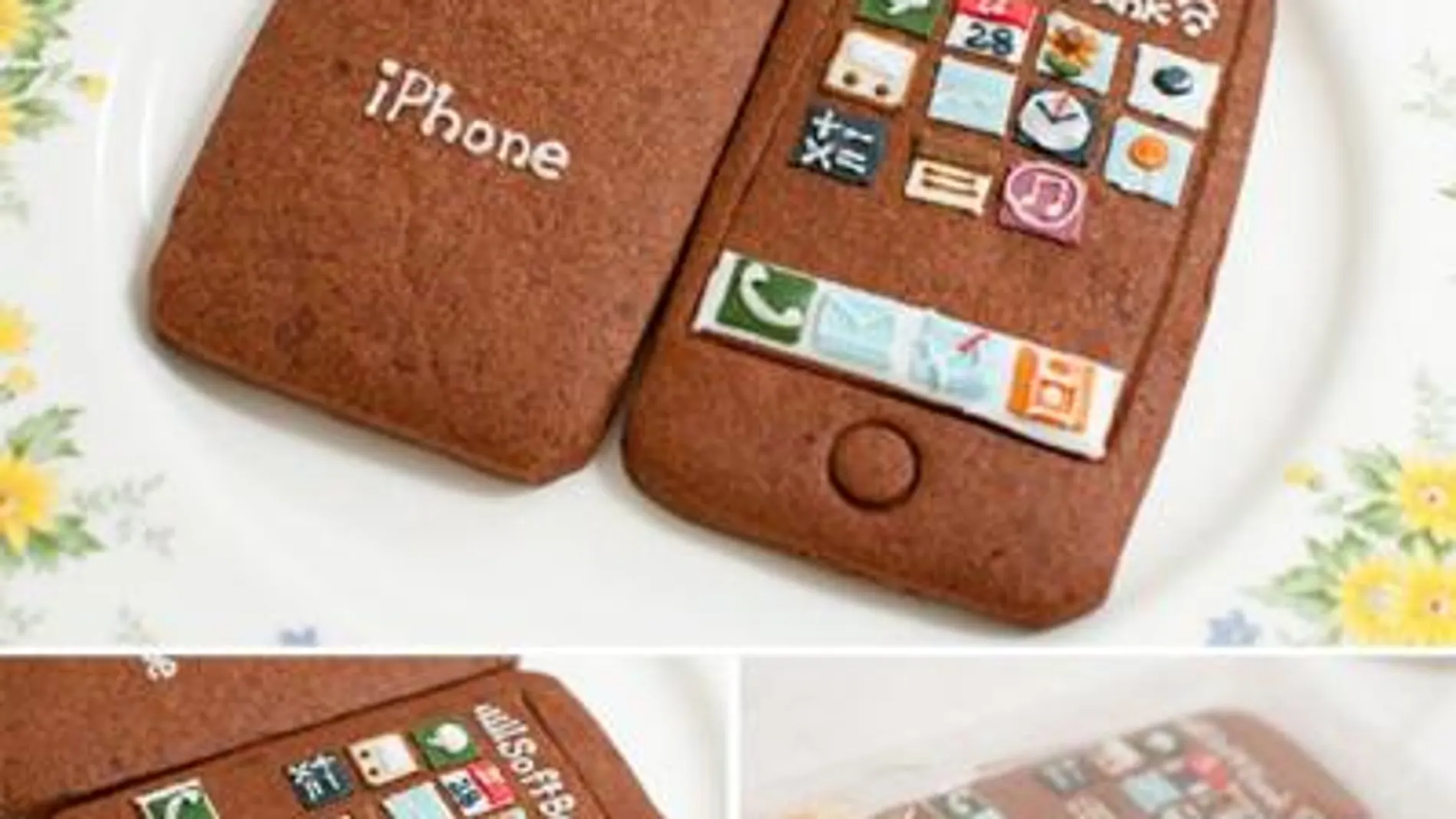 Un iPhone de galleta