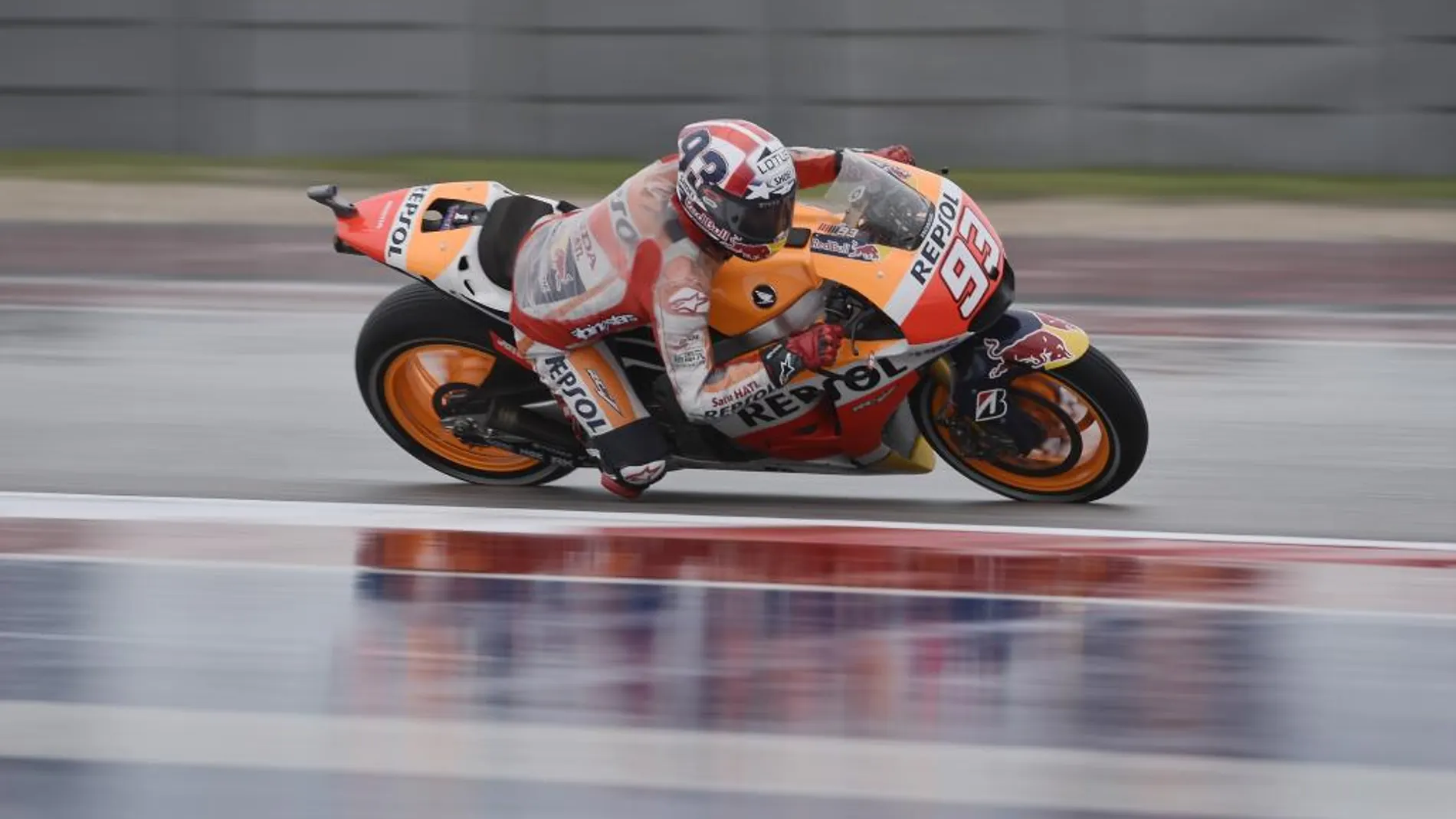 Marc Marquez (93), durante la clasificación