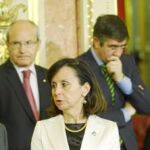La presidenta del TC, María Emilia Casas