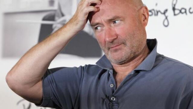 Phill Collins, ayer en Madrid
