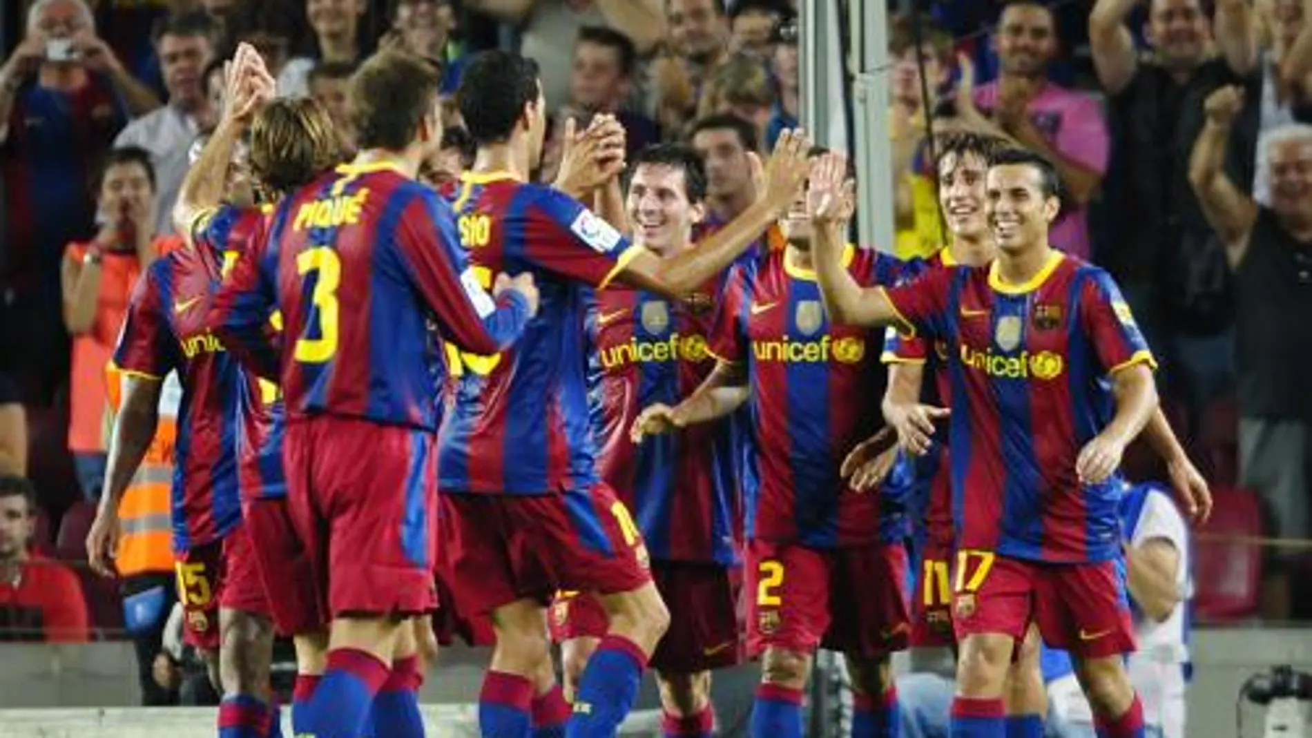 El Barcelona, campeón tras ganar 4-0 al Sevilla en el partido de vuelta