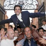 El rejoneador Diego Ventura conquistó por décima vez la Puerta del Príncipe de Sevilla