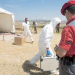La Policía Foral llevaba días buscando el cuerpo de María Puy en un campo de cereal de Sesma (Navarra)
