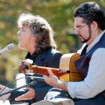 La cantaora barcelonesa Mayte Martín durante una actuación en los Jardines de Sabatini en la pasada edición de los Veranos de la Villa