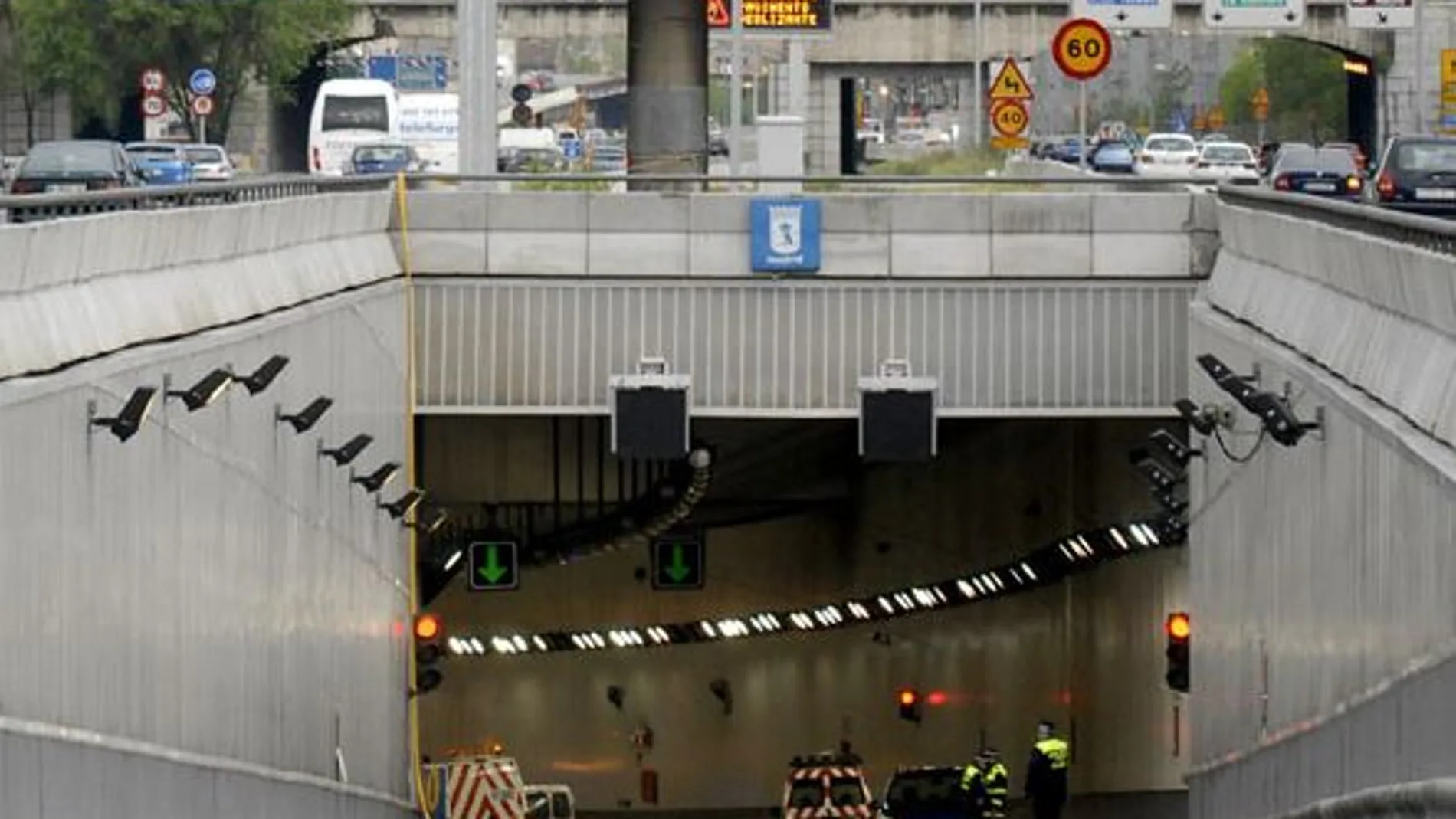 Túnel de la M-30, dirección A3