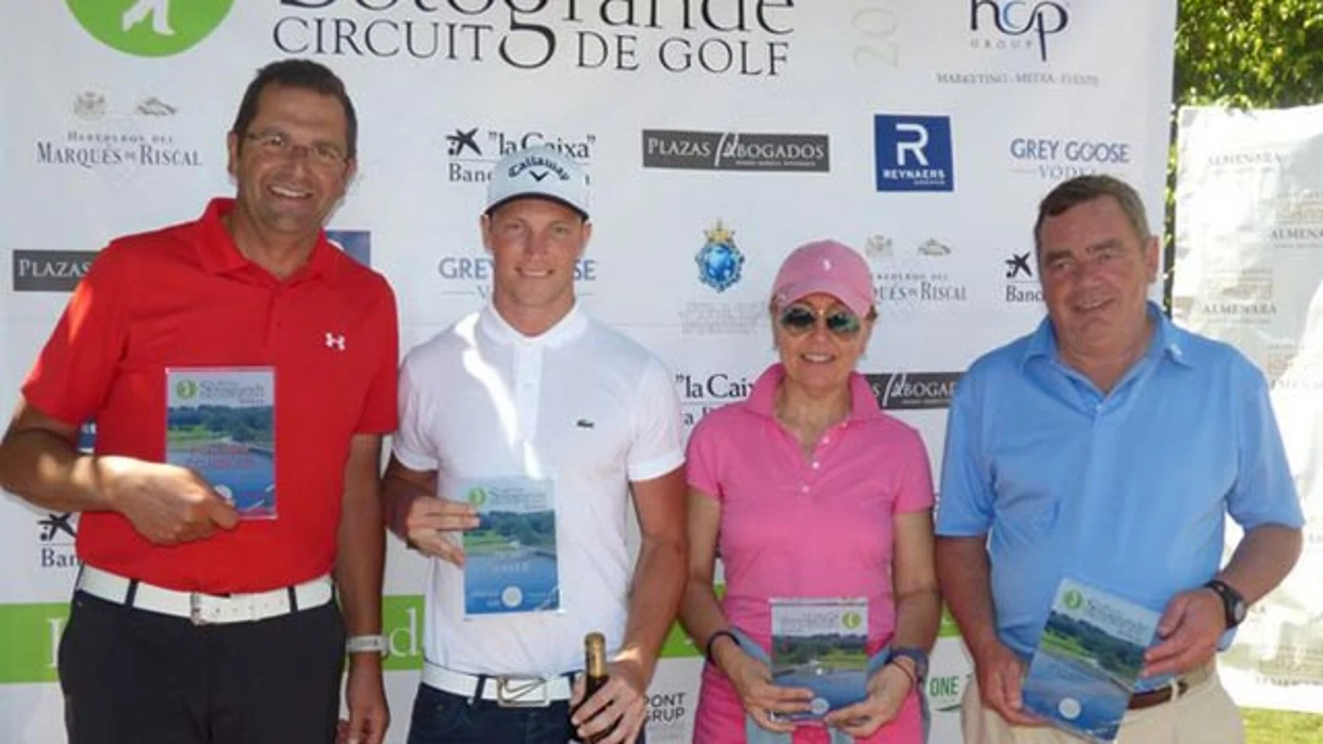 Ganadores en la prueba