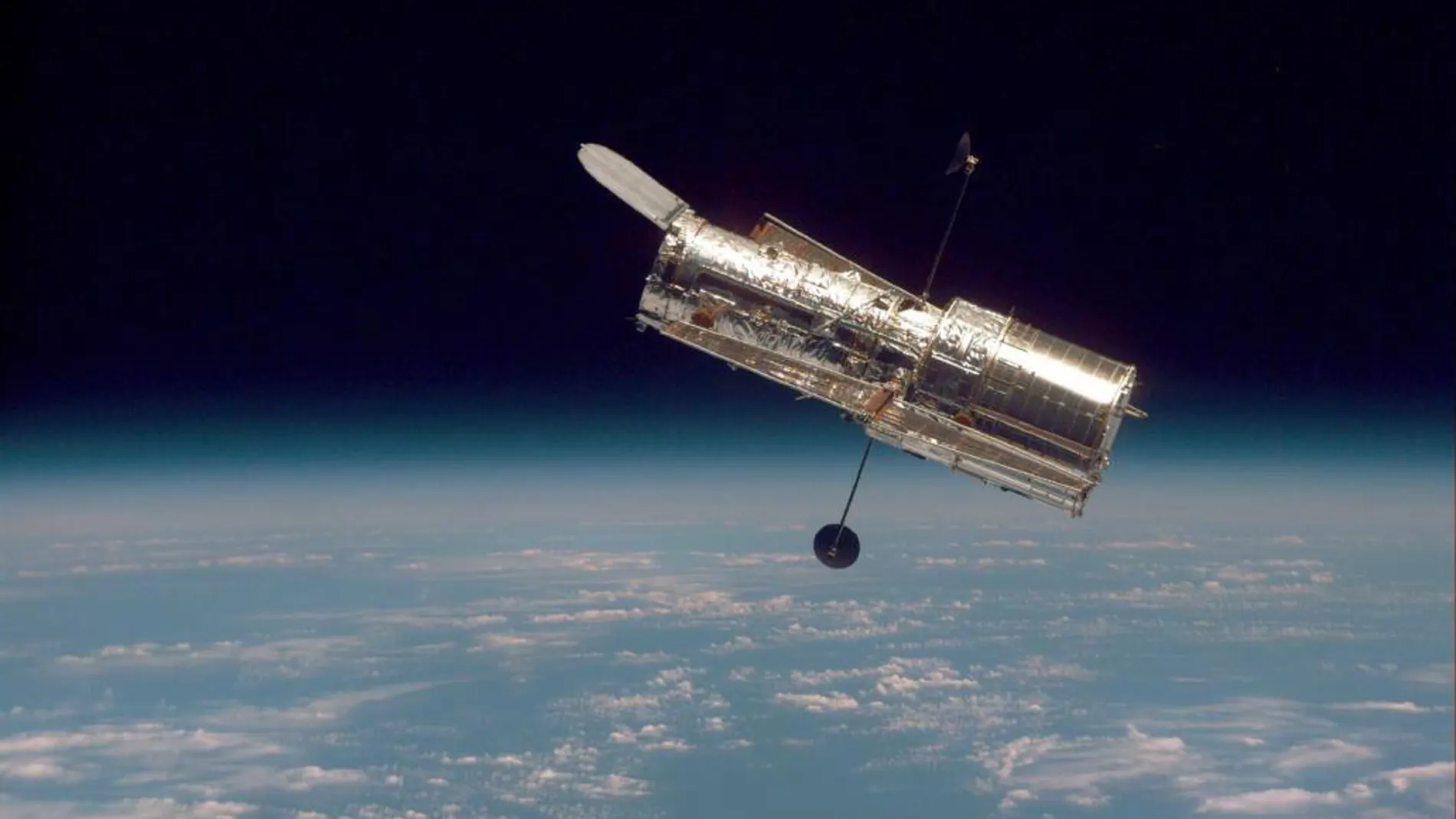 El telescopio Hubble en órbita