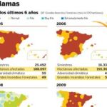 El fuego calcina un área como Navarra en 10 años