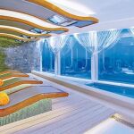 Jacuzzi con vistas al cielo de Shanghái