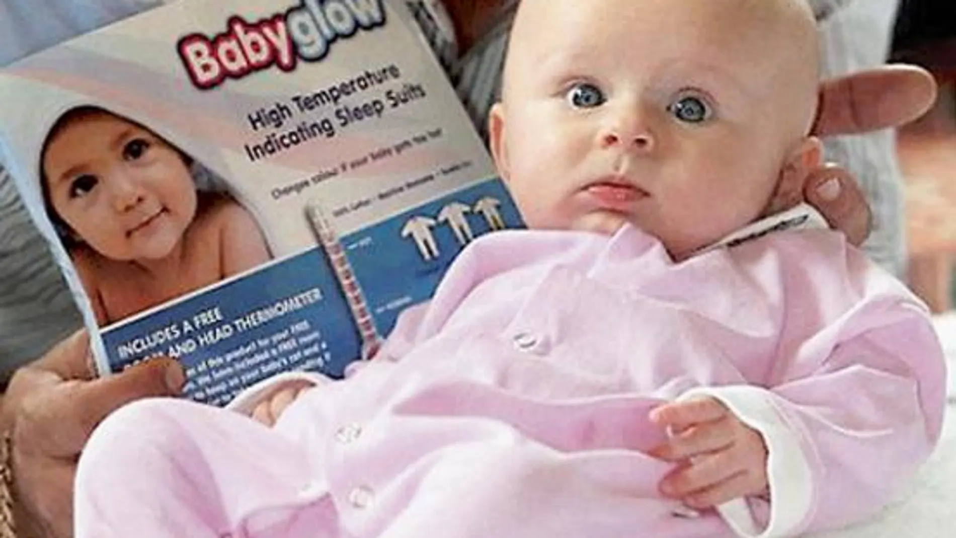 El pijama que cambia de color cuando el bebé tiene fiebre