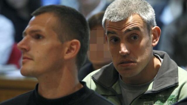 Portu y Sarasola, durante el juicio por el atentado de la T-4 de Barajas, que costó la vida a dos ciudadanos ecuatorianos