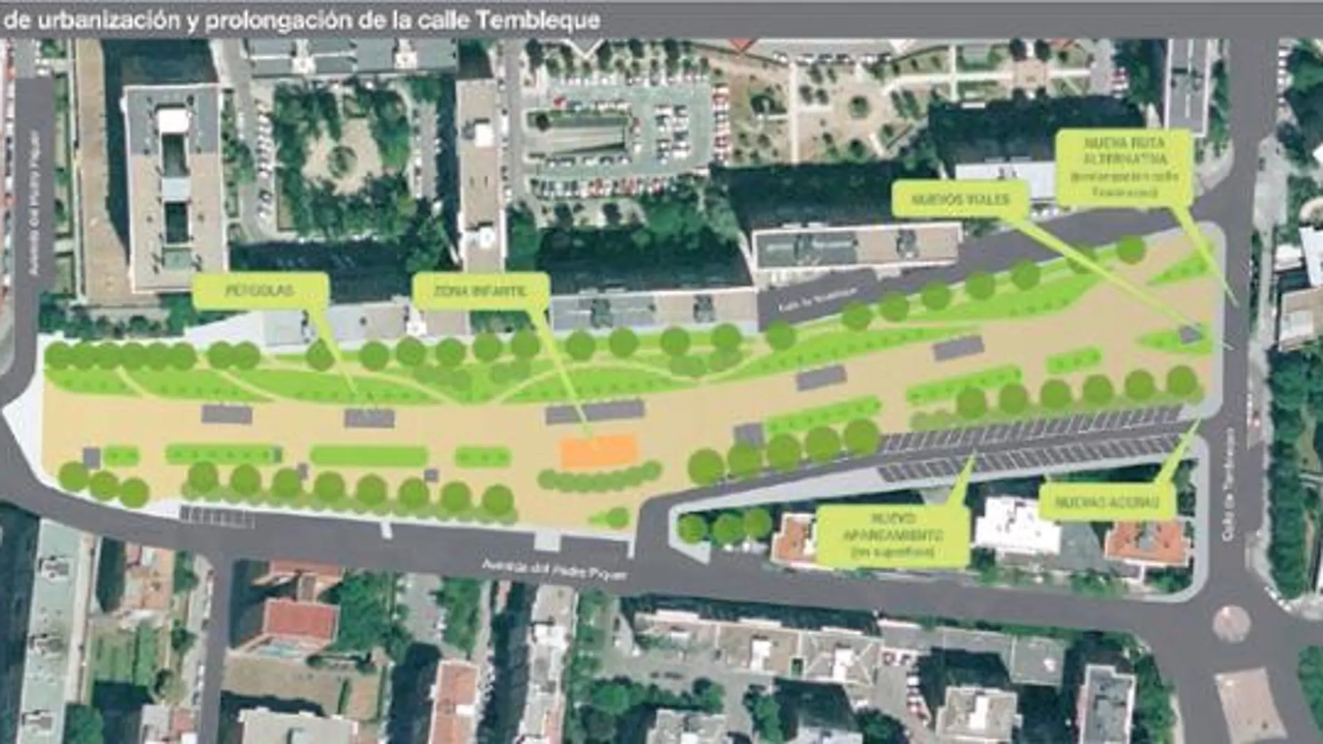 Las vías se convertirán en un parque