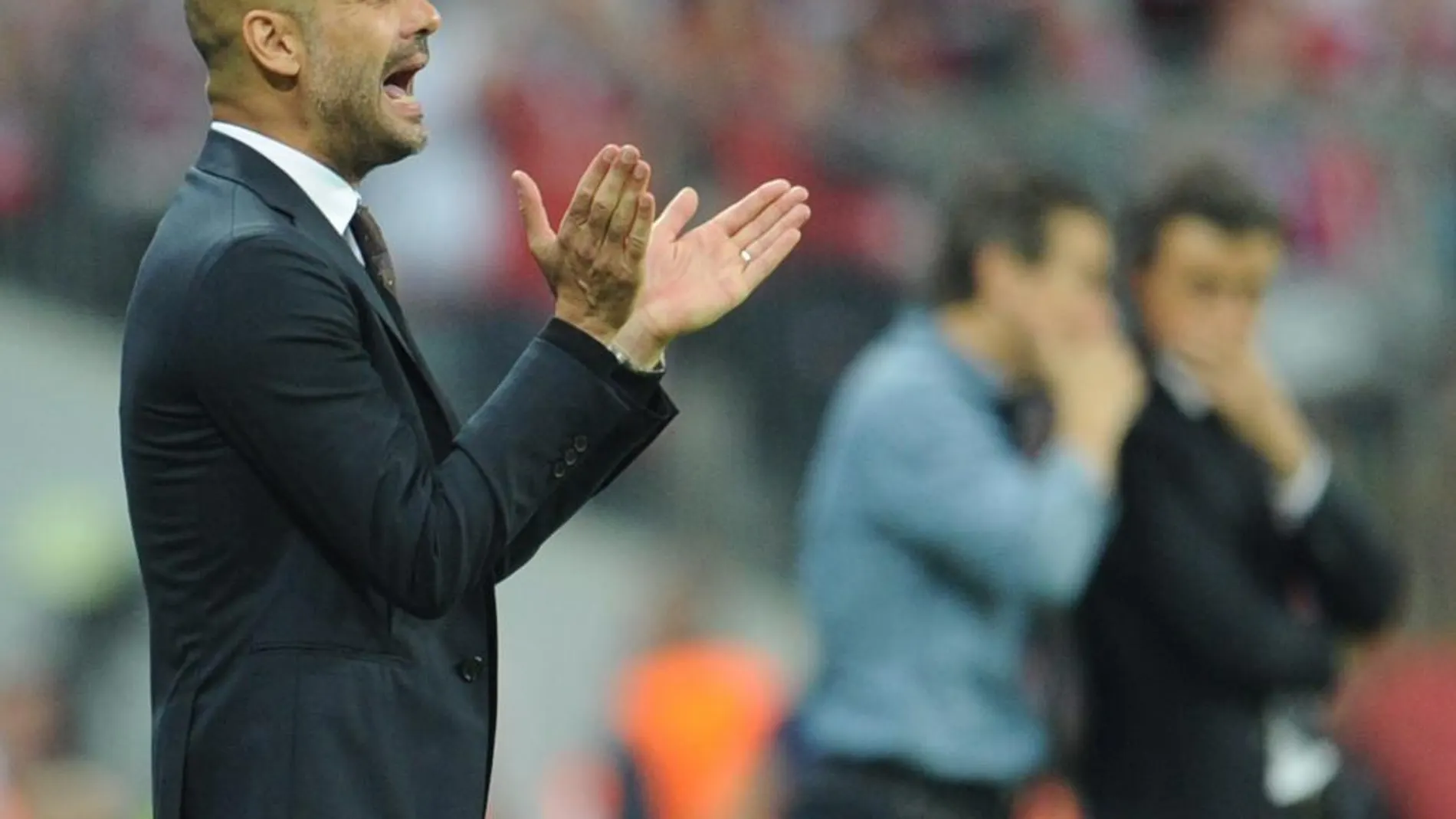 El director técnico de Bayern, Pep Guardiola.