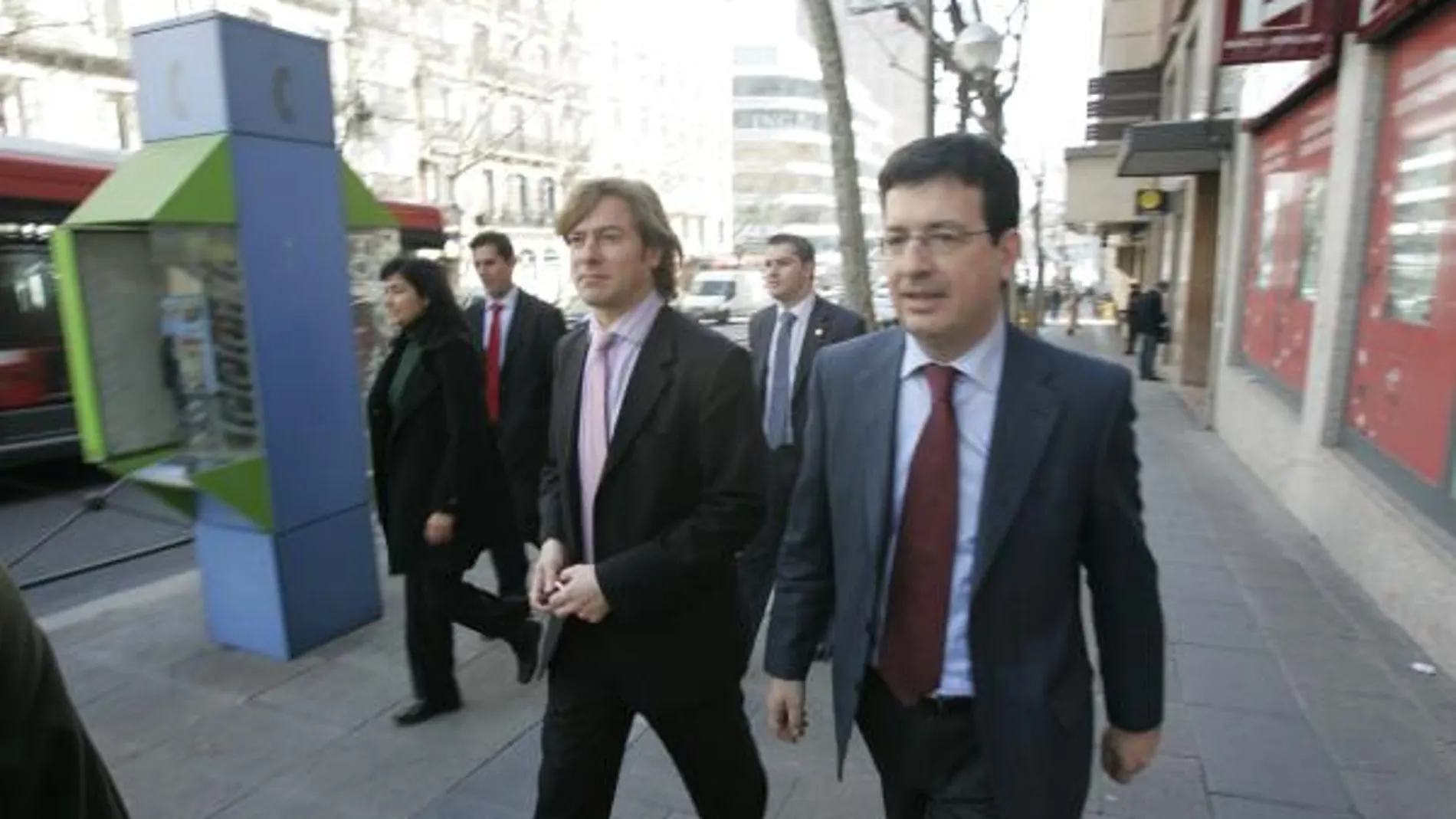 Imagen de archivo del Juez de la Audiencia Nacional Fernando Andreu acompañado por el Juez Pedraz