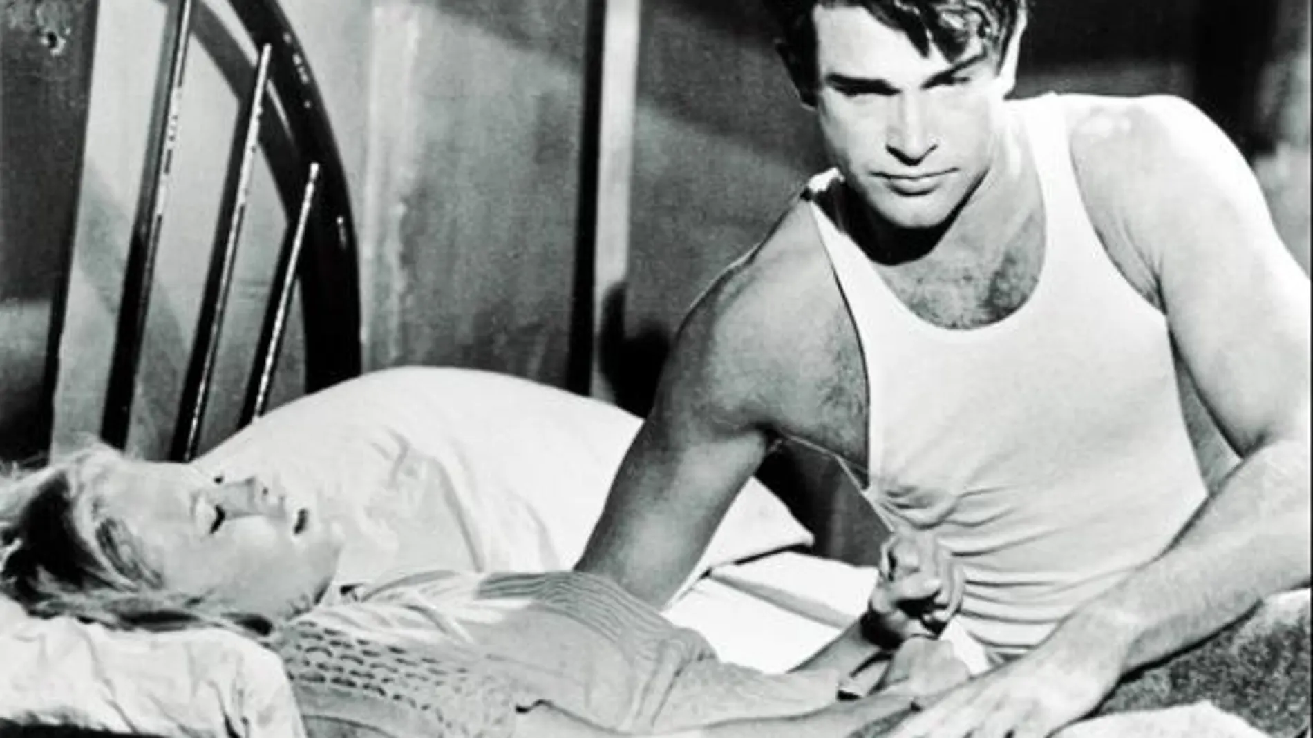 El actor, con Faye Dunaway, en la película «Bonnie and Clyde» (1967)