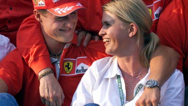 Michael Schumacher y su mujer, Corinna, en una imagen de archivo