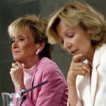 La vicepresidenta, María Teresa Fernández de la Vega, ayer