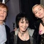 Miley con Paul McCartney en el Salón de la Fama del Rock