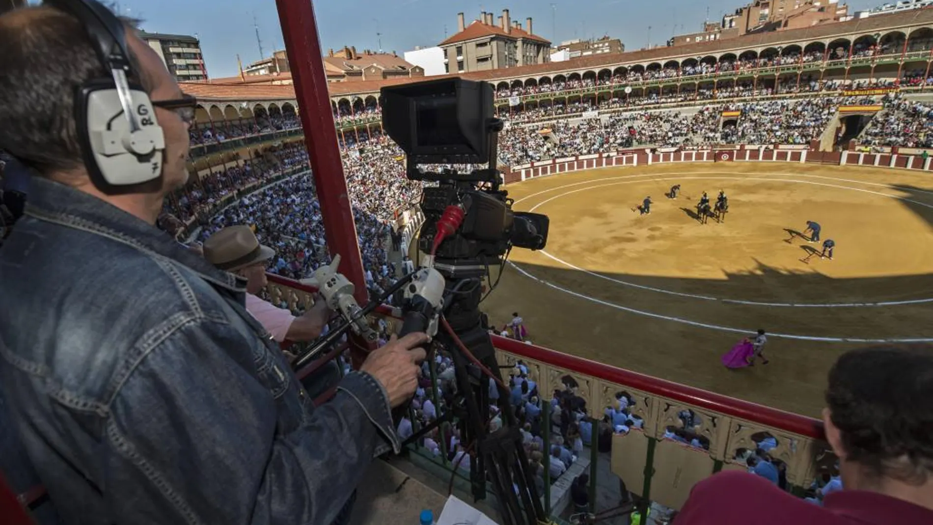 Retransmisión de TVE del festejo taurino celebrado en Valladolid en 2012