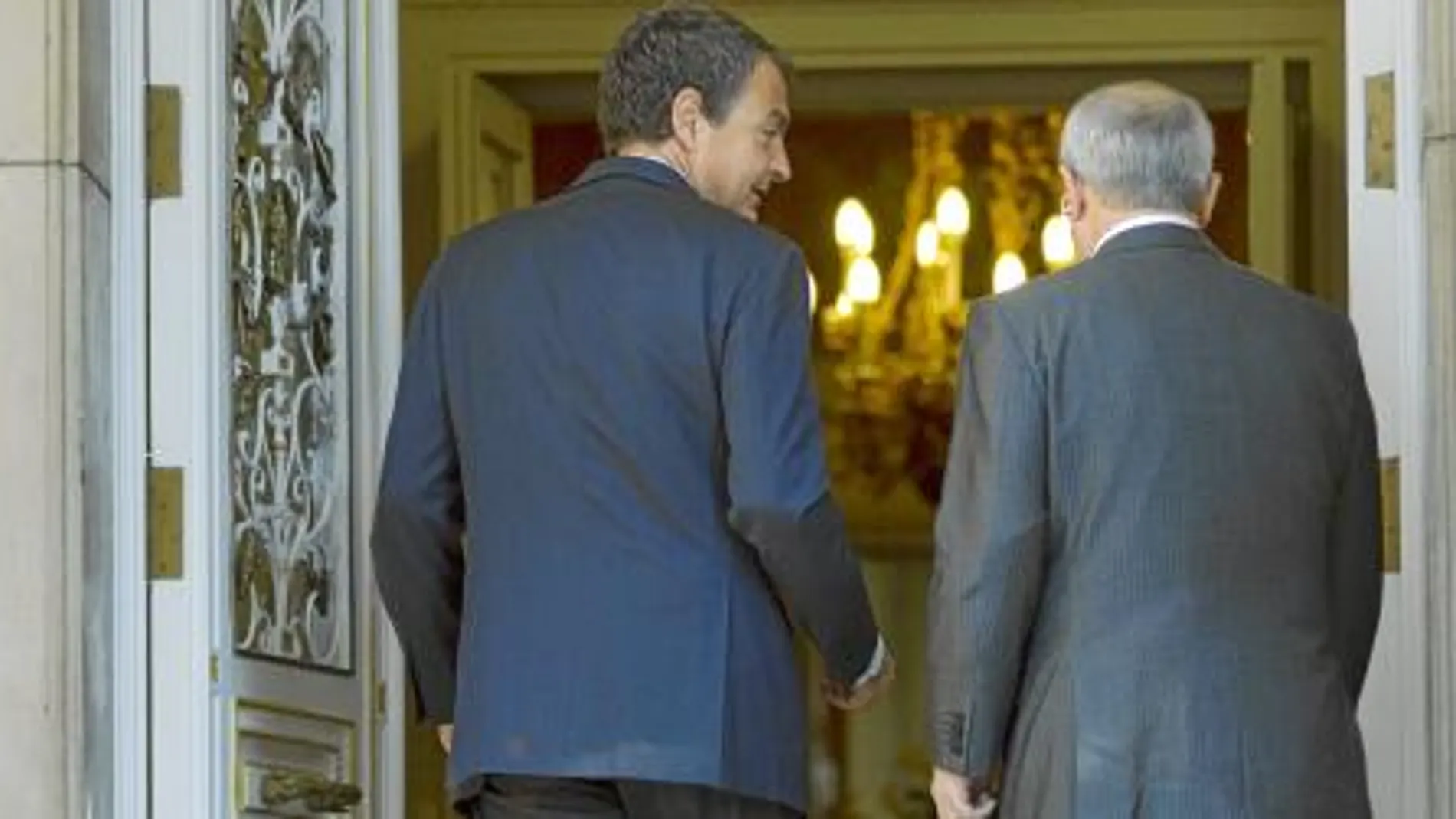 Zapatero y Montilla, el pasado miércoles en su reunión celebrada en La Moncloa