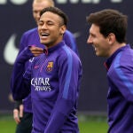 Neymar y Messi, en sus tiempos juntos en el FC Barcelona