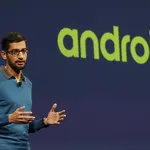 Sundar Pichai, vicepresidente de Android, durante la conferencia anual en San Francisco