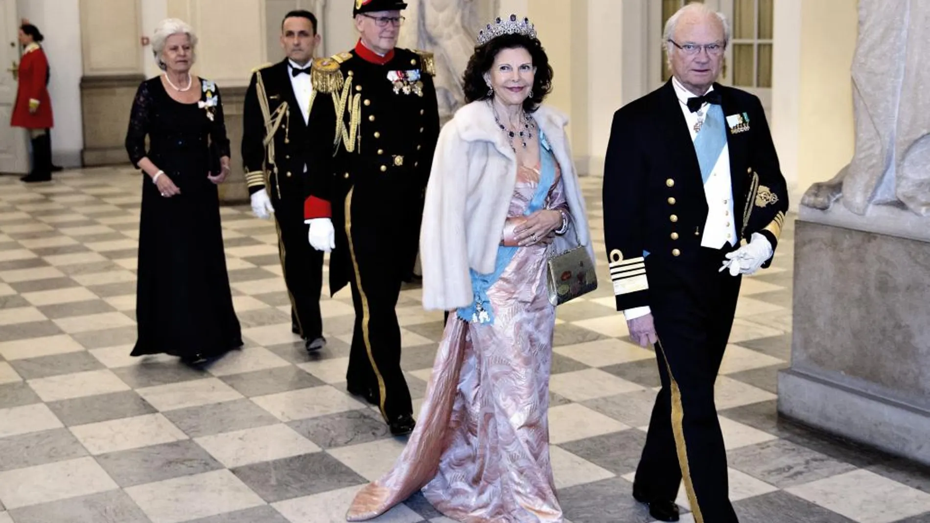 Los reyes de Suecia, Carlos XVI Gustavo y Silvia